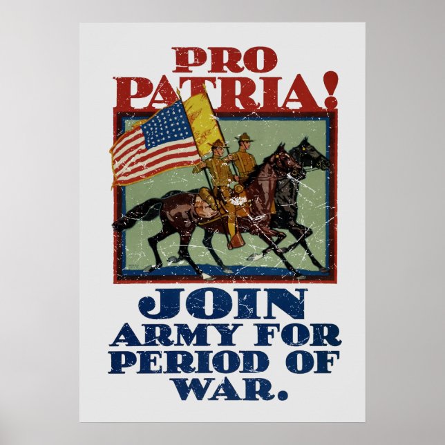 Pro Patria! Army Propaganda Poster (Vorne)