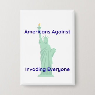 Pro Peace Statue of Liberty Button