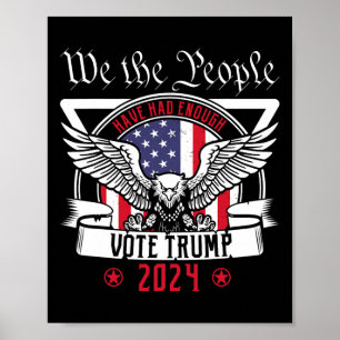 Pro Republikanische Stimme Trump 2025 Trump Anhäng Poster