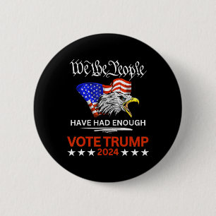 Pro Republikanische Stimme Trump Wir Das Volk Habe Button
