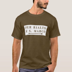 Pro Rialto e S. Marco, Venedig, italienischer T-Shirt