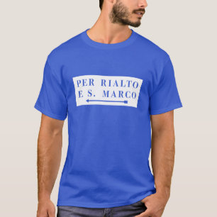Pro Rialto e S. Marco, Venedig, italienischer T-Shirt
