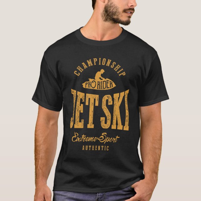 Pro Rider Jet Ski - Extreme Sport Geschenk T-Shirt (Vorderseite)