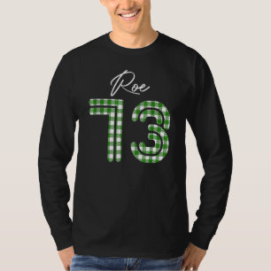 Pro Roe 1973 Buffalo Kariert Prochoice Abortion Ri T-Shirt