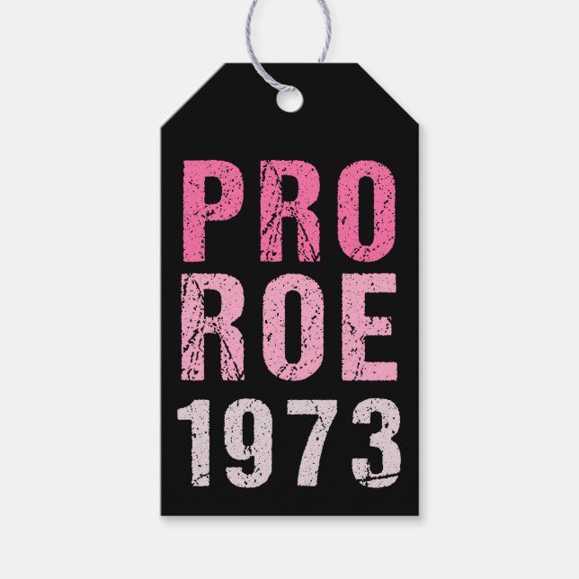 Pro Roe 1973 Geschenkanhänger (Vorderseite)