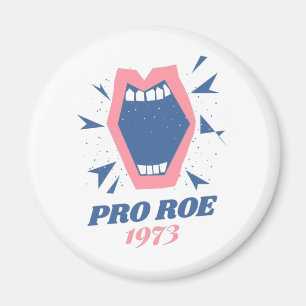 Pro Roe 1973 Illustration women rights roe v wade Magnet