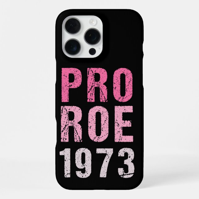 Pro Roe 1973 iPhone Hülle (Rückseite)