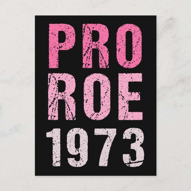Pro Roe 1973 Postkarte (Vorderseite)