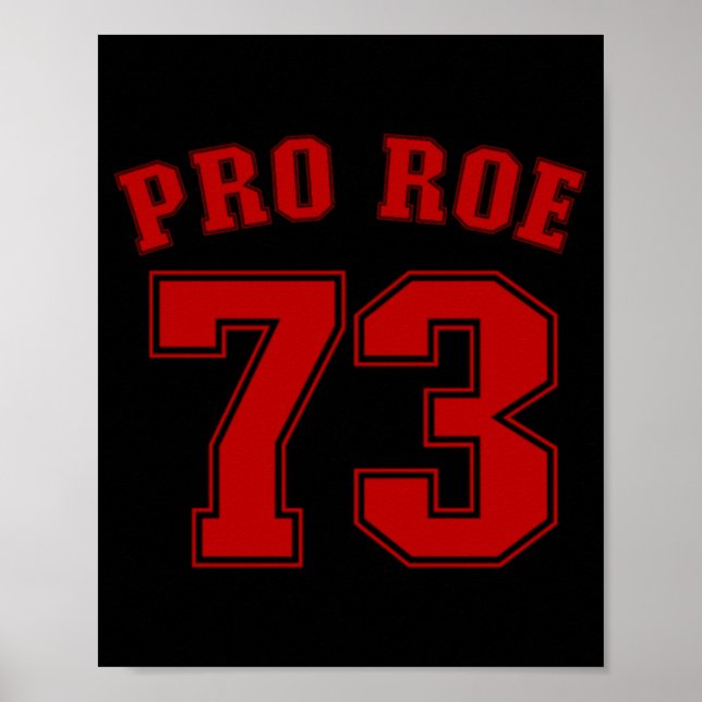 Pro Roe Roe / Wade Women's Rights Feminist Poster (Vorne)