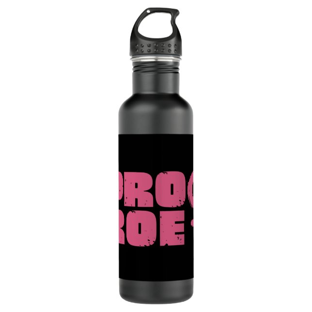Pro Roe Women's Rights Word Art Edelstahlflasche (Vorderseite)