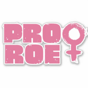 Pro Roe Women's Rights Word Art Vinyl Decal Aufkleber