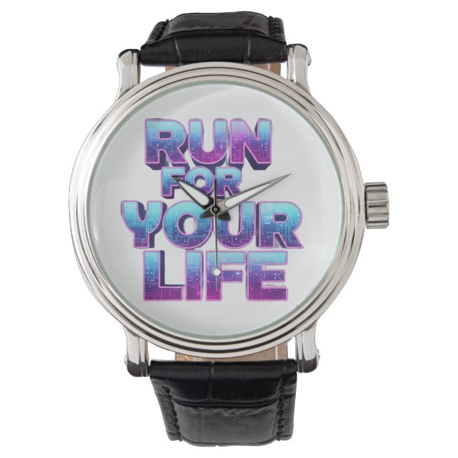 Pro Running Motivation Armbanduhr (Vorderseite)