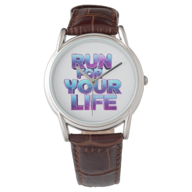 Pro Running Motivation Armbanduhr (Vorderseite)