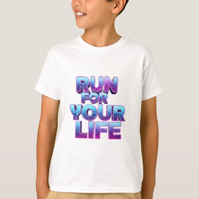 Pro Running Motivation T-Shirt (Vorderseite)