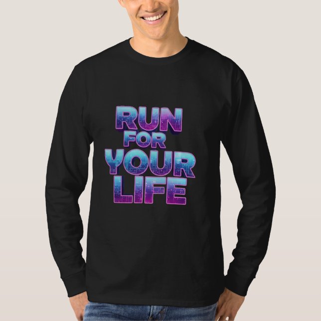 Pro Running Motivation T-Shirt (Vorderseite)