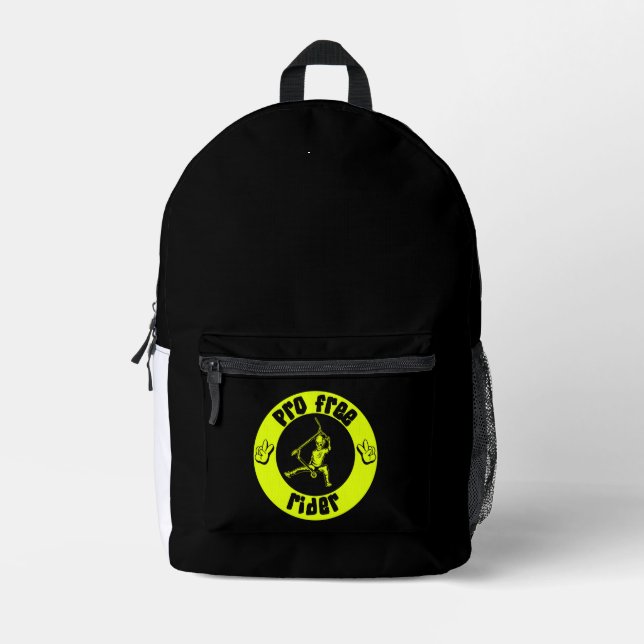Pro Scooter Free Rider Tricks Bedruckter Rucksack (Vorderseite)