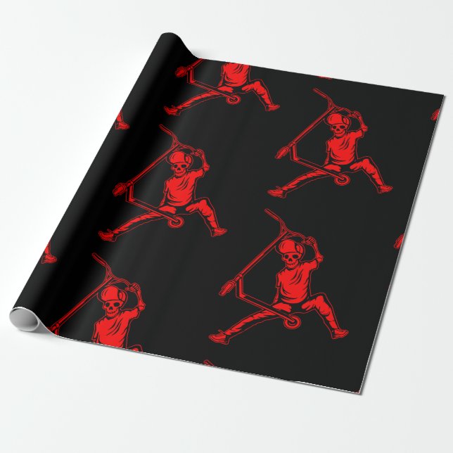 Pro Scooter Free Rider Tricks Geschenkpapier (Ungerollt)