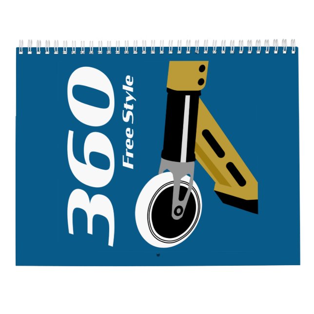 Pro Scooter Free Rider Tricks Kalender (Rückseite)