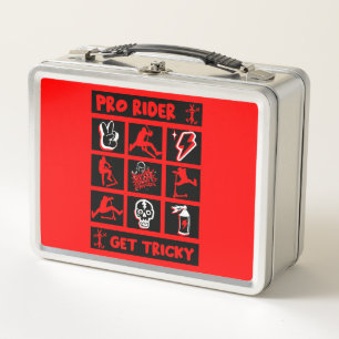 Pro Scooter Free Rider Tricks Metall Brotdose