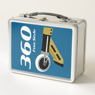 Pro Scooter Free Rider Tricks Metall Brotdose