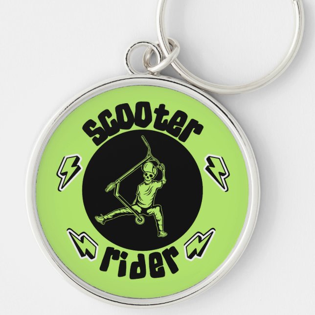 Pro Scooter Free Rider Tricks Schlüsselanhänger (Vorne)