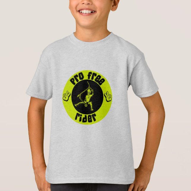 Pro Scooter Free Rider Tricks T-Shirt (Vorderseite)
