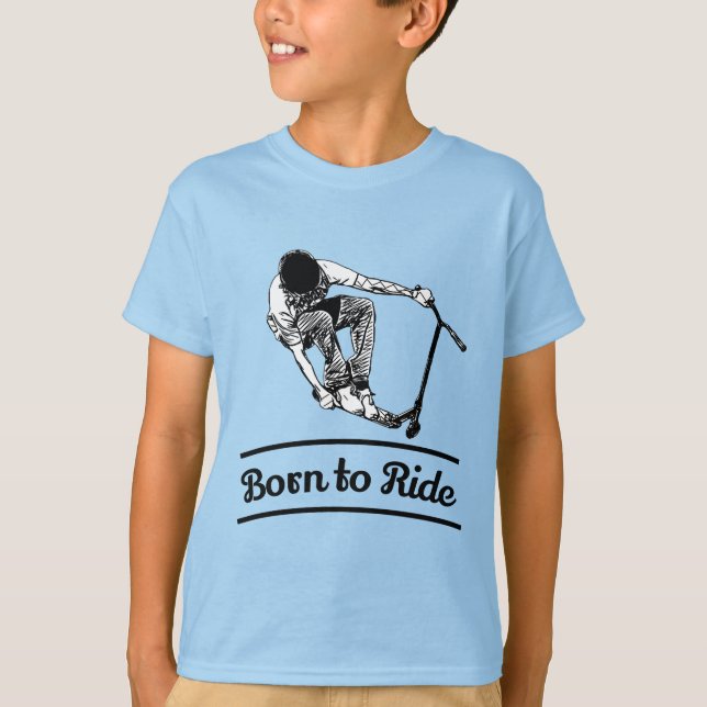 Pro Scooter Free Rider Tricks T-Shirt (Vorderseite)
