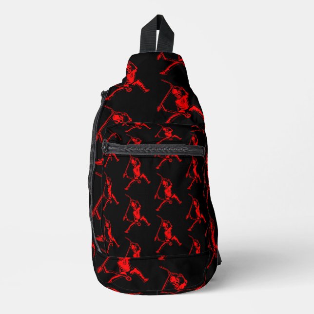 Pro Scooter Rider Kids Crossbody Bag (Vorderseite)