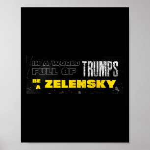 Pro Selenskyj Unterstütze Selenskyj Ukraine Poster