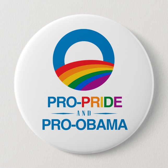 Pro-Stolz und Pro-Obama Button (Vorderseite)