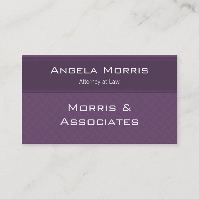 Pro Textures Business Card, Eggplant Visitenkarte (Vorderseite)