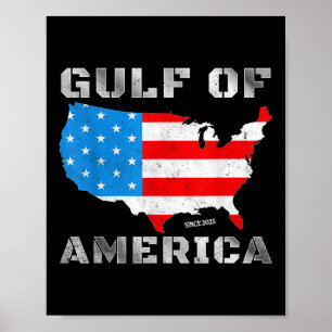 Pro-trump Gulf America Offizielles Patriotikum der Poster