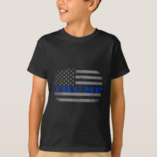 Pro Trump Politische Amerikanische Flagge T-Shirt
