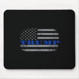 Pro Trump Politische Amerikanische Flagge T-Shirt Mousepad