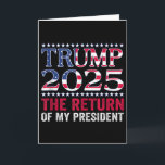 Pro Trump T-Shirt 2024 Die Rückkehr meines Präside Karte<br><div class="desc">Pro Trump T-Shirt 2024 Die Rückkehr meines Präsidenten Trump 2025 Tank Top</div>