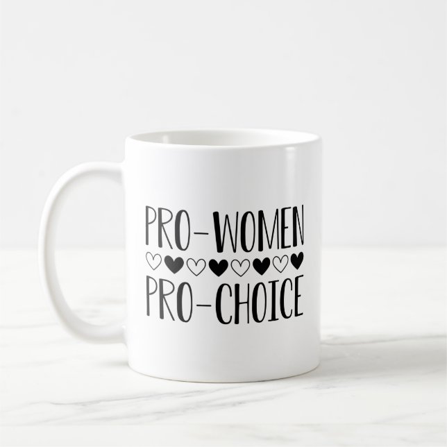 Pro Women Pro Choice Kaffeetasse (Links)