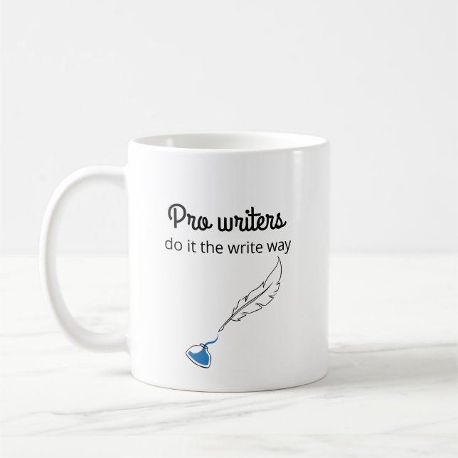 Pro Writer Tu's the Write Way Kaffeetasse (Links)
