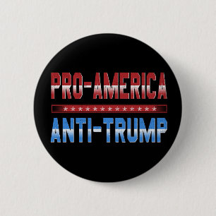 ProamerikaantiTrumpf-Knopf Button