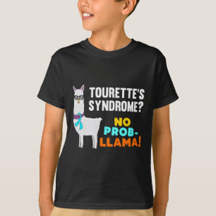 Prob-Lama Tourette Syndrom Kriegerüberlebenskünstl T-Shirt