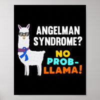 Prob-llama Angelman Syndrome Warrior Survivor Awar