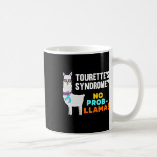 Prob-Llama Tourette-Syndrom Krieger Überlebender P Kaffeetasse