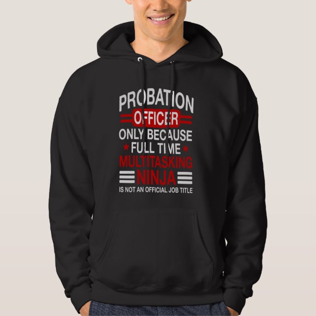 Probationsreferent Probationer Job Correction Paro Hoodie (Vorderseite)