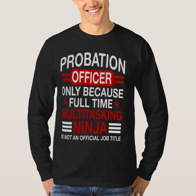 Probationsreferent Probationer Job Correction Paro T-Shirt (Vorderseite)