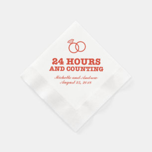 Probe   24 Stunden und Zählung Serviette