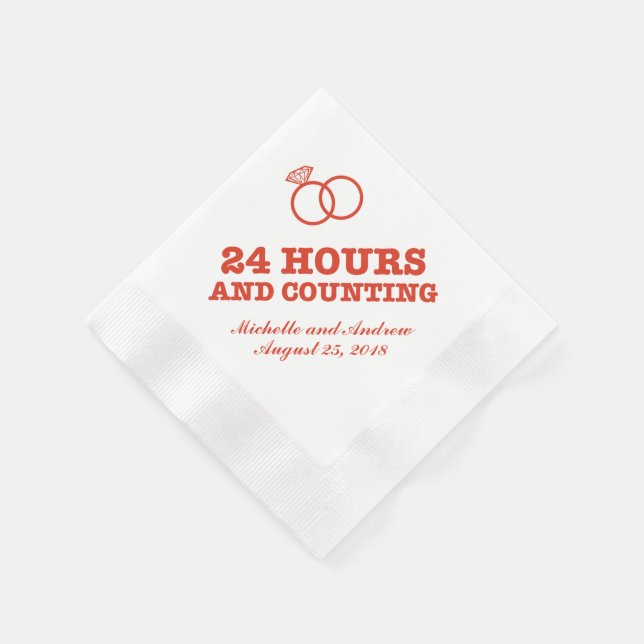 Probe | 24 Stunden und Zählung Serviette (Ecke)