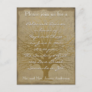 Probe Abendessen Goldene Eiche Postkarte