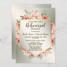 Probe Abendessen Party Peach Orange Florenz Golden