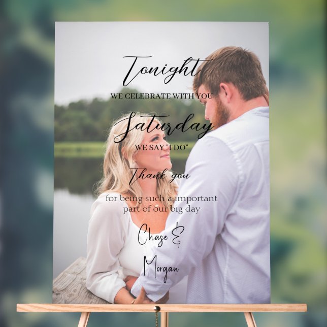 Probe Acrylschild (Neutral)