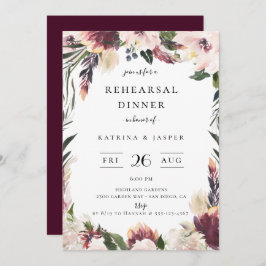 Probe Blush Plum Einladung