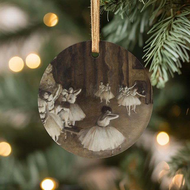 Probe des Balletts auf Bühne | Edgar Degas Keramik Ornament (Von Creator hochgeladen)